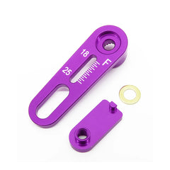 Wrap-Up Next (#0647-FD) Adjust. Range Servo Horn (Futaba) - Purple