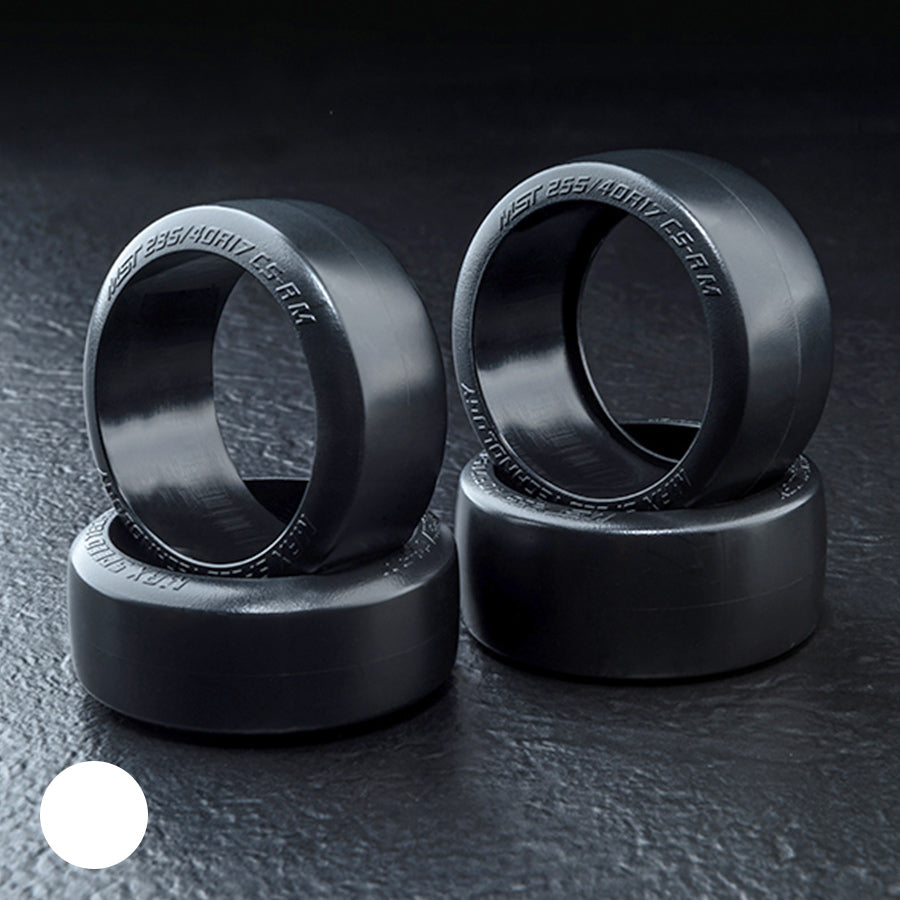 MST (#101040) CS M Drift Tyre Low-Grip (F&R) - White