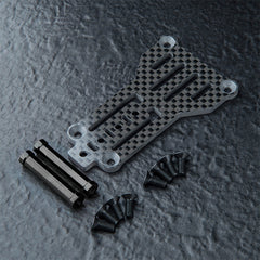 MST (#210735BK) RMX 4 Carbon Lightweight Rear Link Plate Set - Black