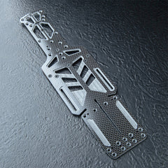 MST RMX 4 Carbon Lightweight Adjustable Wheelbase Lower Deck - Black