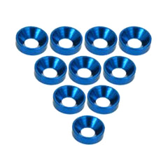 3Racing (#3RAC-WC3/BU) Alum. M3 Countersunk Washer - Blue