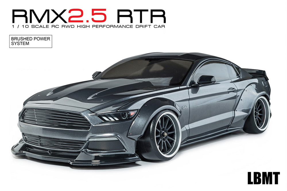 MST (#531904GR) RMX 2.5 LBMT (Grey) RTR (Brushed) - 1/10 On Road Ready to Run 2WD Drift Car