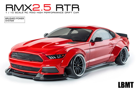 MST (#531904R) RMX 2.5 LBMT (Red) RTR (Brushed) - 1/10 On Road Ready to Run 2WD Drift Car