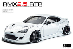 MST (#531905W) RMX 2.5 86RB (White) RTR (Brushed) - 1/10 On Road Ready to Run 2WD Drift Car