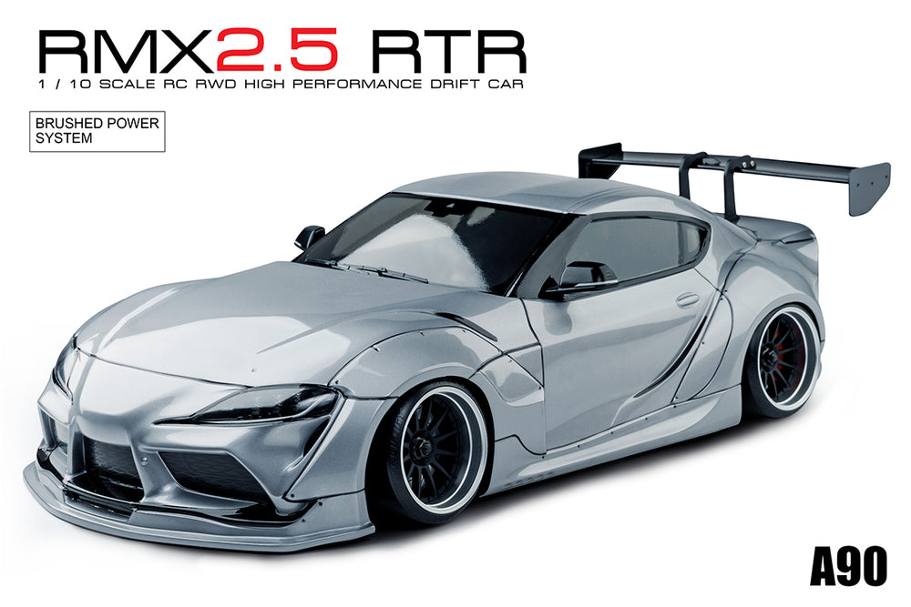 MST (#531906MGR) RMX 2.5 A90RB (Metal Grey) RTR (Brushed) - 1/10 On Road Ready to Run 2WD Drift Car