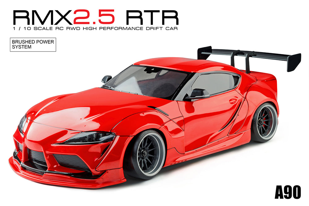 MST (#531906R) RMX 2.5 A90RB (Red) RTR (Brushed) - 1/10 On Road Ready to Run 2WD Drift Car