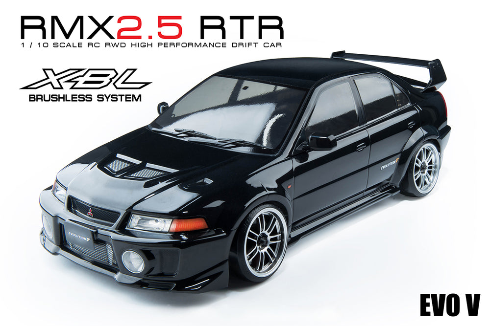 MST (#533914BK) RMX 2.5 EVO V (Black) RTR - 1/10 On Road Ready to Run 2WD Drift Car