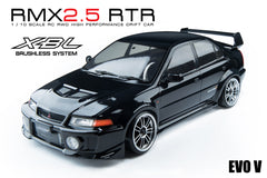 MST (#533914BK) RMX 2.5 EVO V (Black) RTR - 1/10 On Road Ready to Run 2WD Drift Car