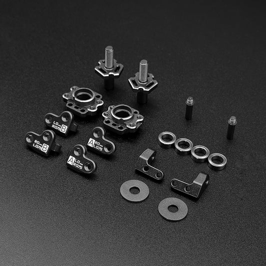 Team AD (#AD-9012B) Steering Blocks - Black