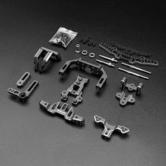 Team AD (#AD-9019B) AD-XF Front Bulkhead Conversion Kit - Black