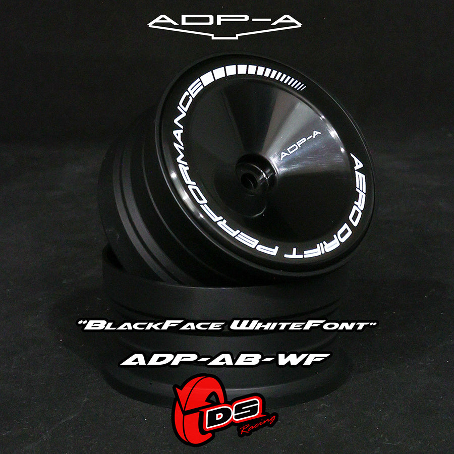DS Racing (#ADP-AB-WF) AERO DRIFT Performance Wheel Cover - Sloped Black