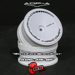 DS Racing (#ADP-AW-BF) AERO DRIFT Performance Wheel Cover - Sloped White