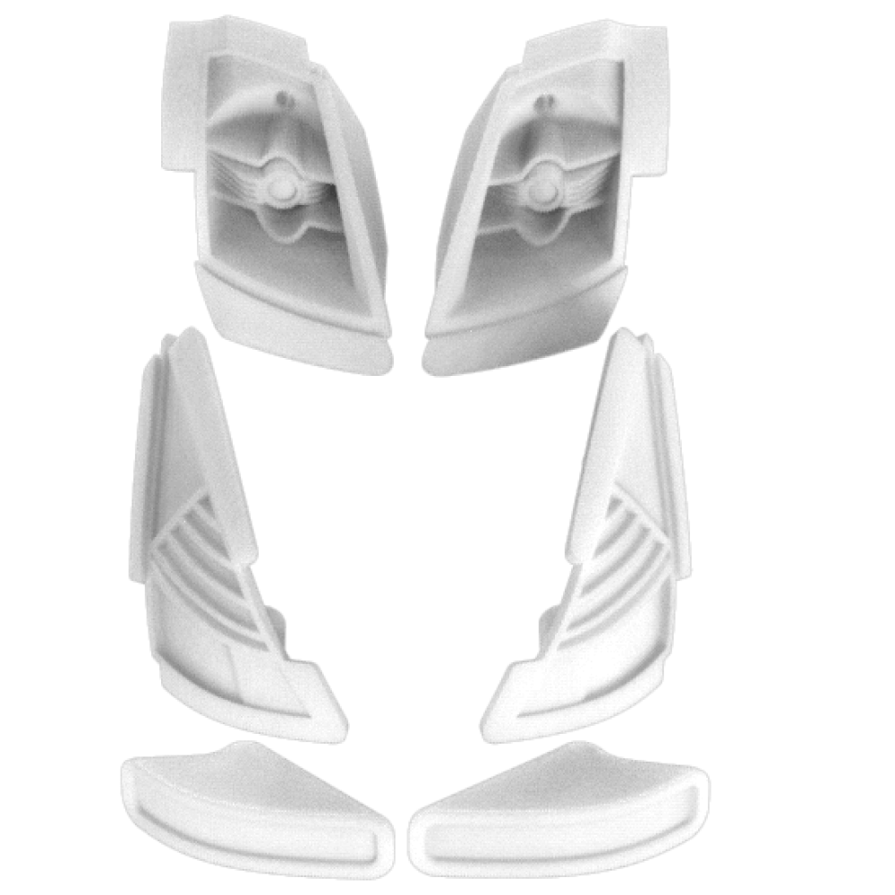 24KRC (#AF-350ZVSLB) 350Z Veilside (Z33) Lights Buckets