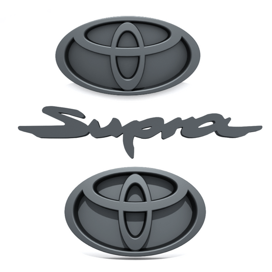 24KRC (#AF-A90E) Supra A90 Emblems