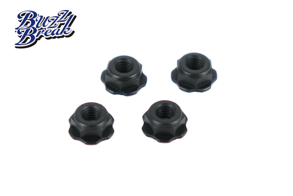 Buzz Break BB Lock Nut (Low Height Serrated Type)