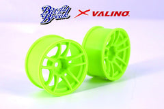 Buzz Break N820S R-SPEC Wheel Set 26mm - Lime Yellow