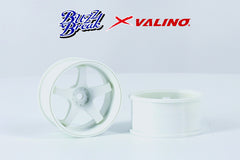 Buzz Break X Valino (#BB-RW-003) GV117D R-SPEC Wheel Set 26mm - White