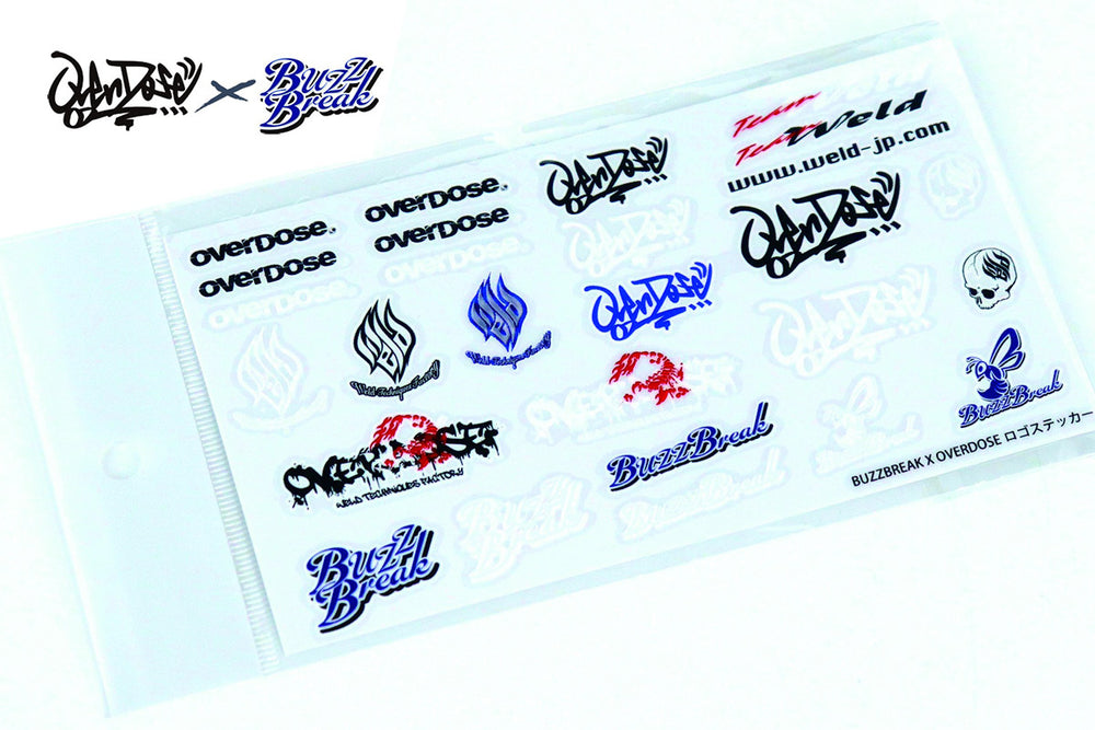 Overdose (#BB-ST-003) Overdose X Buzz Break Logo Sticker