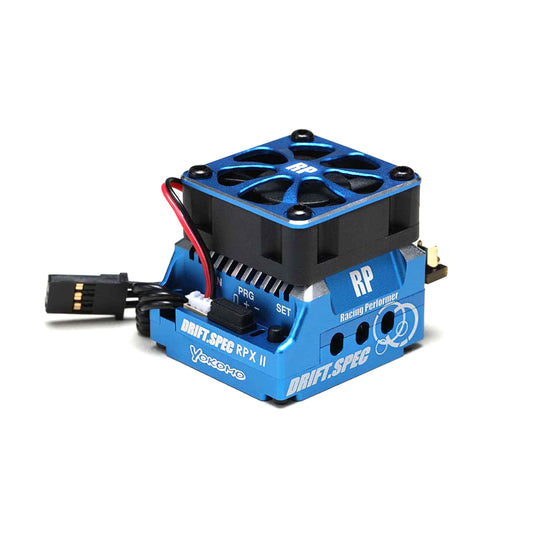 Yokomo (#BL-RPX2DBL) Drift Performance RPX-II DRIFT SPEC Brushless ESC - Blue