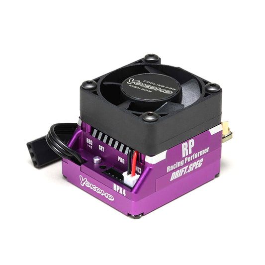 Yokomo (#BL-RPX4DDP) RPX4 Competition Drift Spec Brushless ESC - Purple