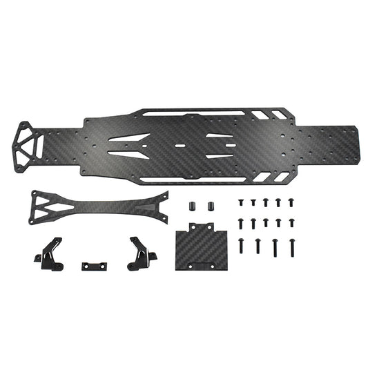 Rêve D (#D1-CGS01) RDX Carbon Graphite Main Chassis & Upper Deck Set