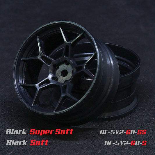 DS Racing Drift Feathery 5Y Spoke Super Soft Wheel - Black