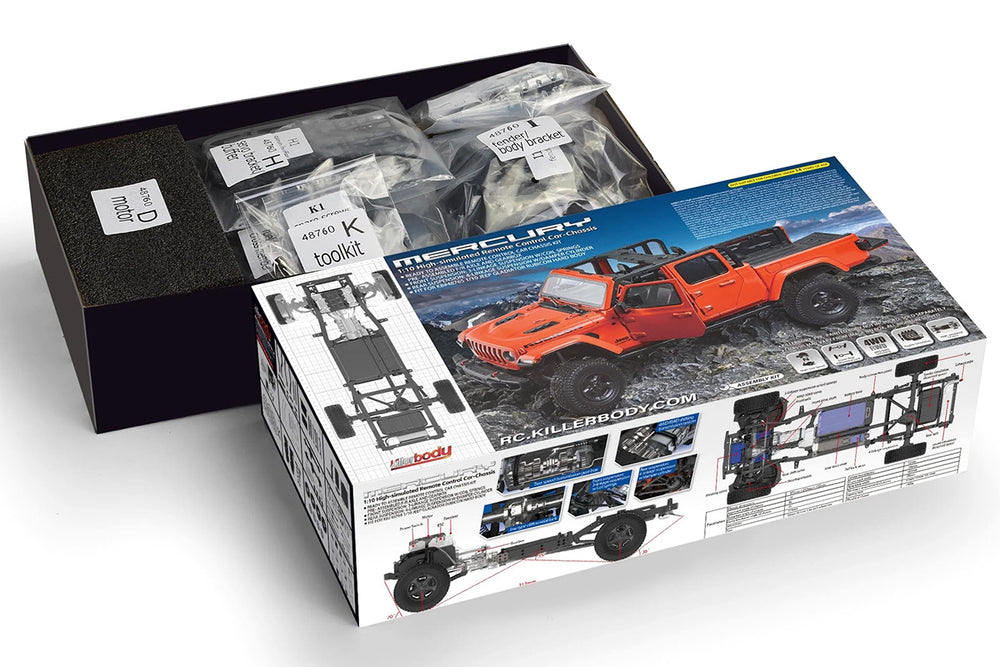 Killerbody (#KB-48760) Mercury Chassis Kit - Jeep Gladiator Rubicon Edition