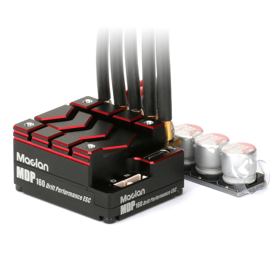 Maclan (#MCL2021) MDP 160 Drift Performance ESC - Black/Red