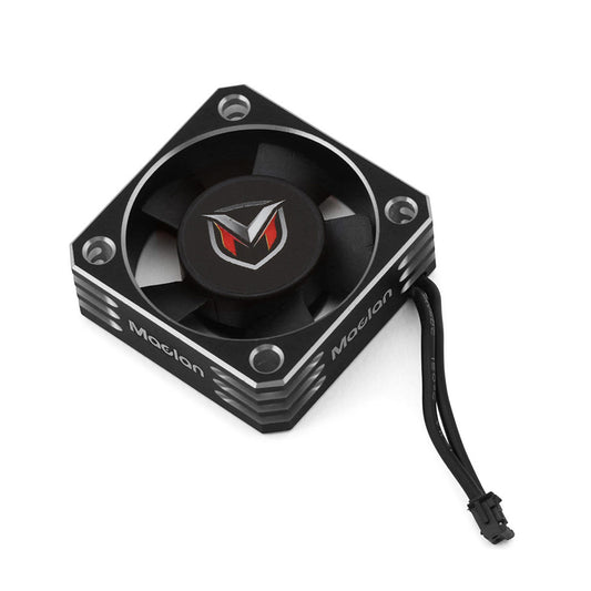 Maclan (#MCL4366) Alum. Hurricane V2 Fan - Black/Silver