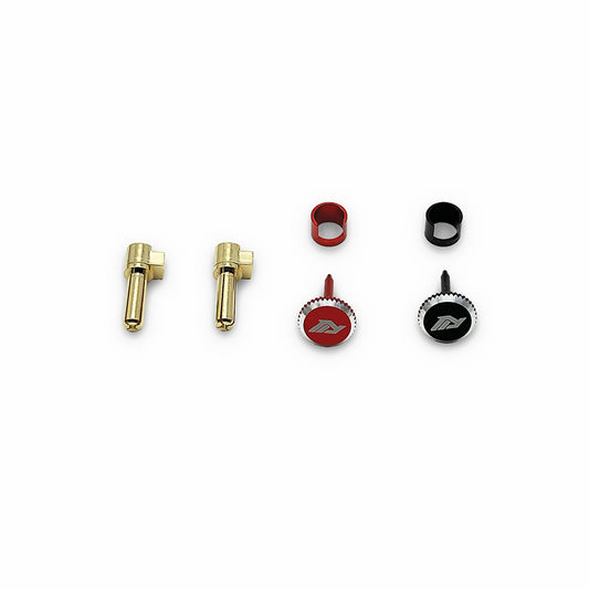 MRC Works EZ-Grip Battery Plugs 4mm - Black/Red