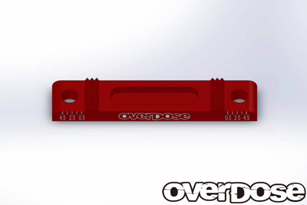 Overdose (#OD1951) Suspension Mount Base 5° - Red