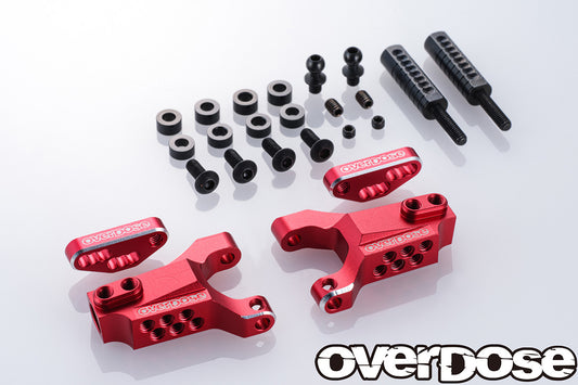Overdose (#OD2863) Adj. Alum. Front Suspension Arm Type-3 - Red