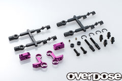 Overdose Adj. Alum. Front Upper Arm Set Type-2 - Purple