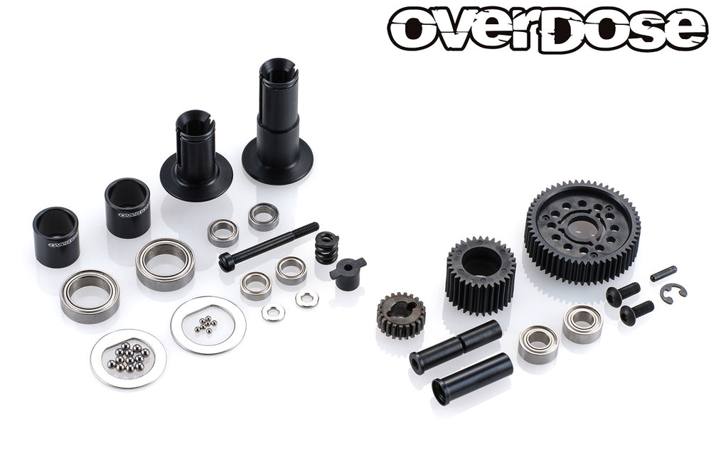 Overdose (#OD3838) Gear Drive Ball Differential Kit