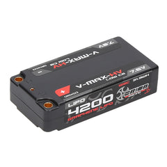 Team Orion (#ORI14523) Racing V-Max-HV 4200mAh LCG 128C 7.6V Graphene Tech Shorty LiPo Battery