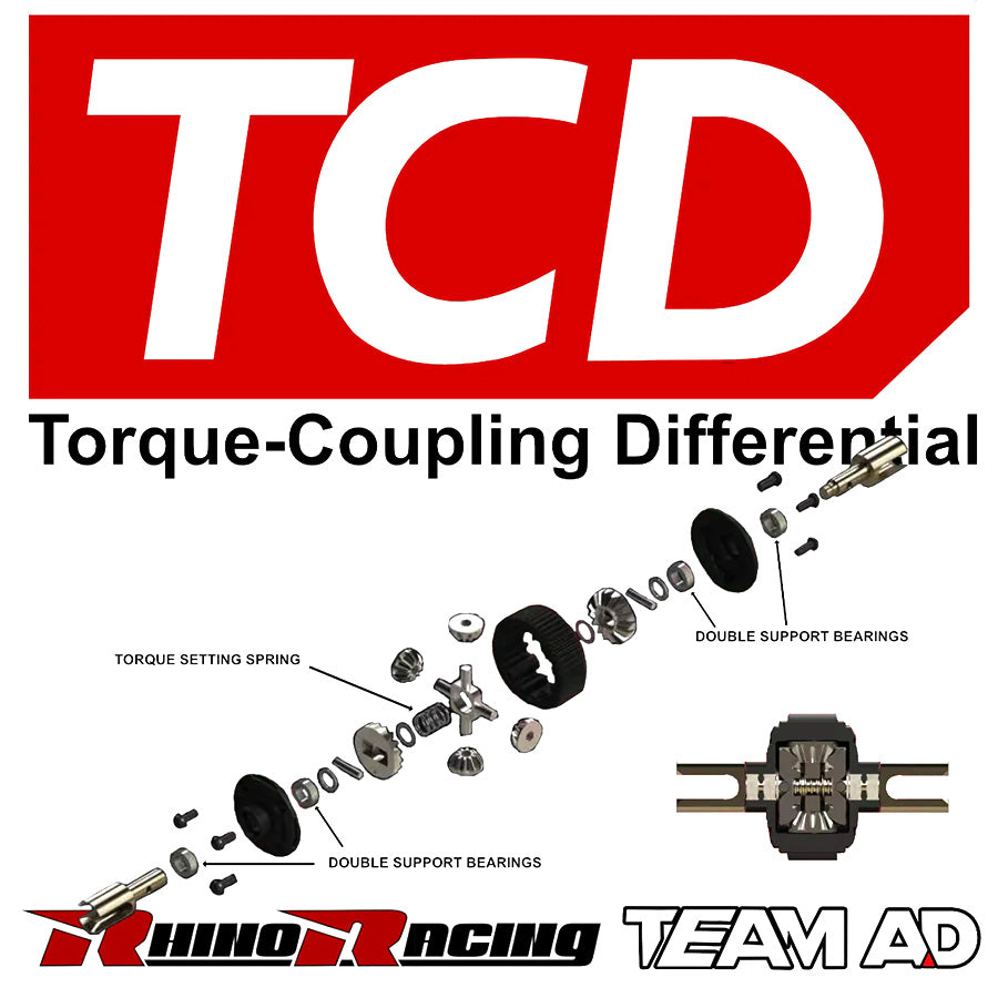 RHINO RACING TEAM AD TCD RA-2608 LSDキット Rhino Racing X Team AD TCD Torque-Coupling Differential – MRC Plaza