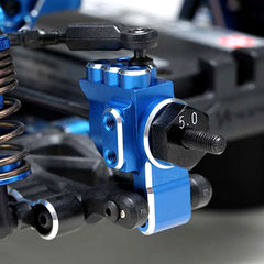Yokomo Alum. Rear Hub Carrier - Blue