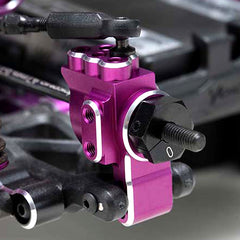 Yokomo Alum. Rear Hub Carrier - Purple