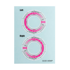 Rêve D (#RJ-WS01WP) RW-GA18 Wheel Sticker White/Pink