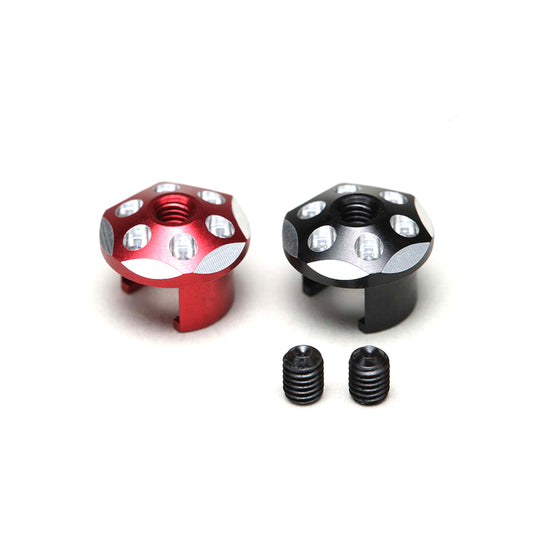 Yokomo (#RP-121-1) Racing Performer Alum. Battery Plug Cap - Red/Black