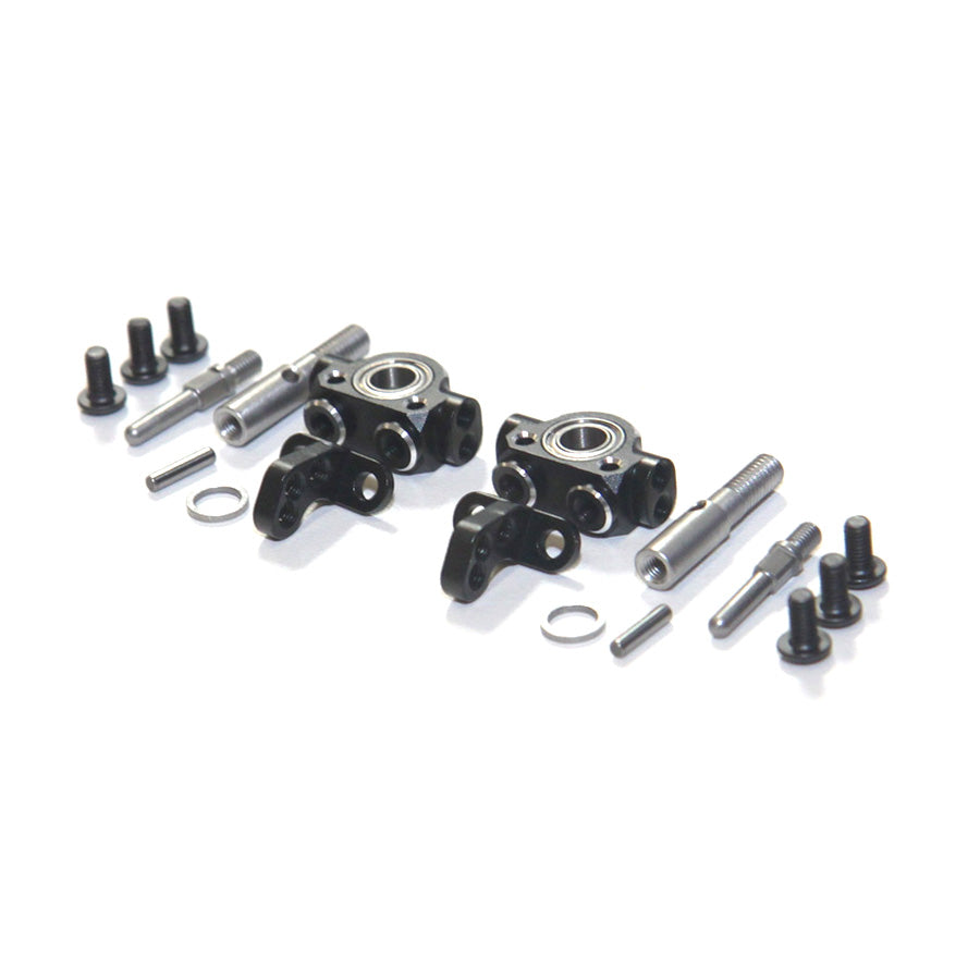 Rhino Racing (#RR-1400B) SHARK Front Steering Knuckle Set - Black