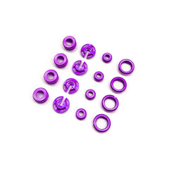 Rhino Racing Shock Color Changer Kit w/ Spring Holders - Purple