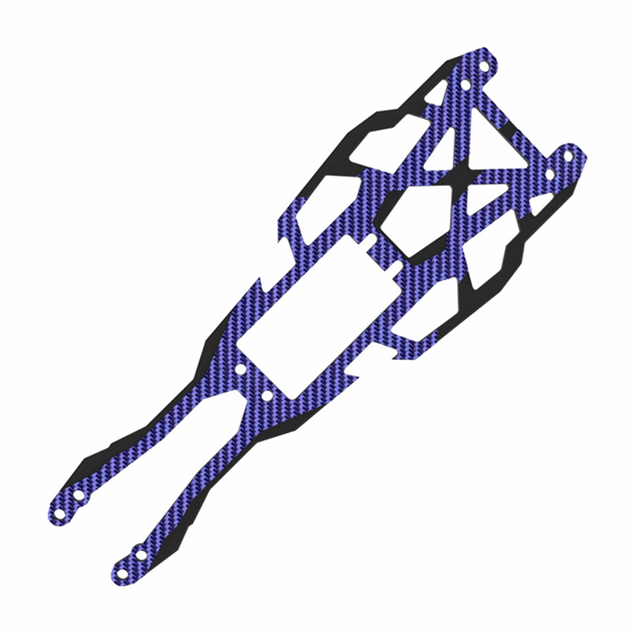 3Racing (#SAK-D616GA/BU) Carbon Graphite Upper Deck - Blue