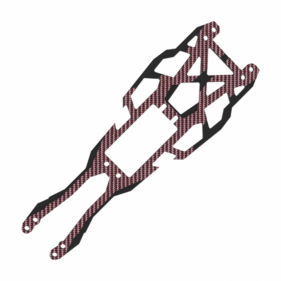 3Racing (#SAK-D616GA/RE) Carbon Graphite Upper Deck - Red