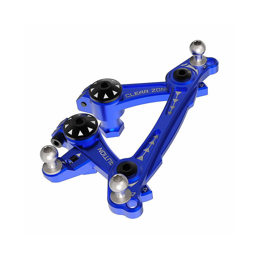 3Racing (#SAK-D6805/BU) D6 Alum. Steering Rack - Blue