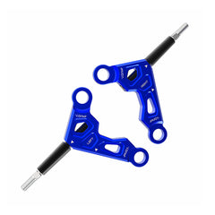 3Racing (#SAK-D6822/BU) D6 Alum. Front Upper Arm - Blue