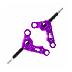 3Racing (#SAK-D6822/PU) D6 Alum. Front Upper Arm - Purple