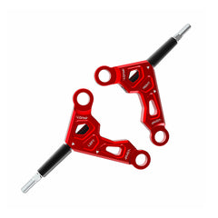 3Racing (#SAK-D6822/RE) D6 Alum. Front Upper Arm - Red