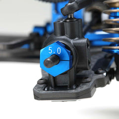 Yokomo Alum. Clamp Wheel Hub 5.0mm - Blue