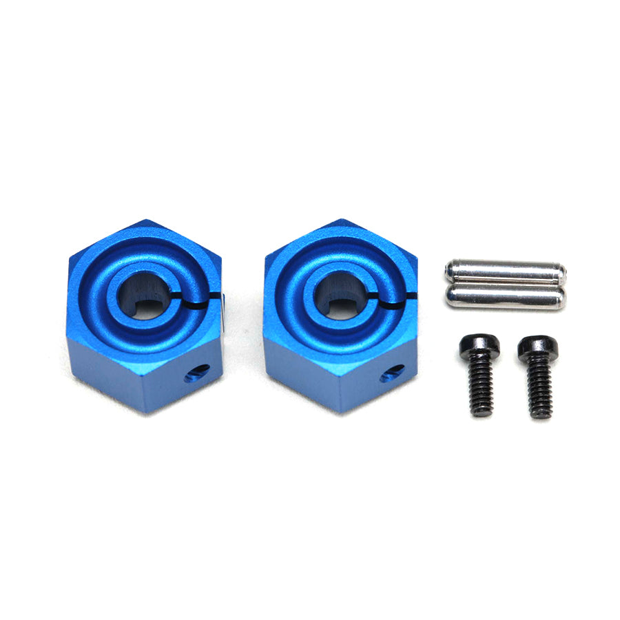 Yokomo (#Y2-011CBL8) Aluminum Clamp Wheel Hub 8.0mm - Blue